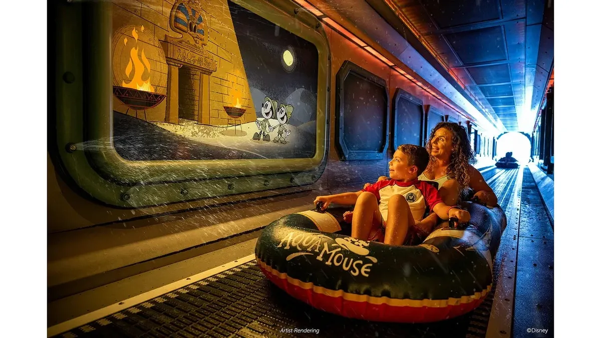Новым шоу AquaMouse станет «Проклятие золотого яйца». Фото: ДИСНЕЙ