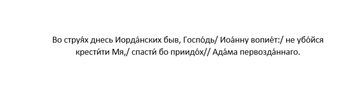 Кондак навечерия Богоявления, глас 4
