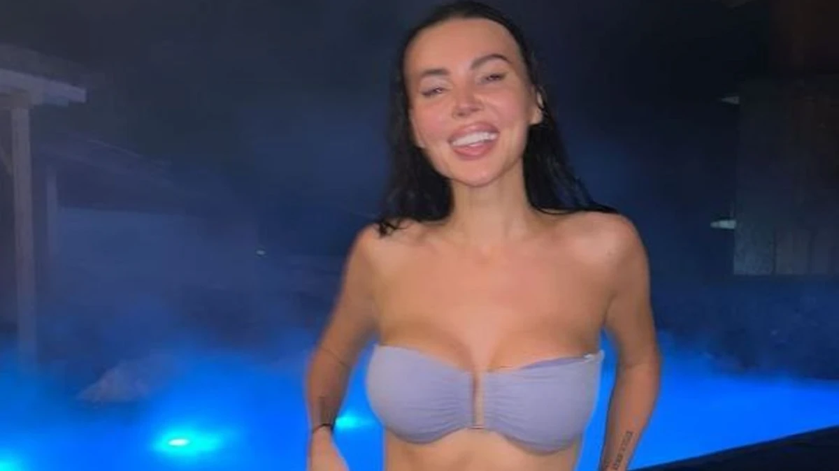 Оксана Самойлова разделась до купальника и нырнула в «горячий» бассейн – фото