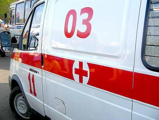 В автомобиле Скорой помощи никто не пострадал
