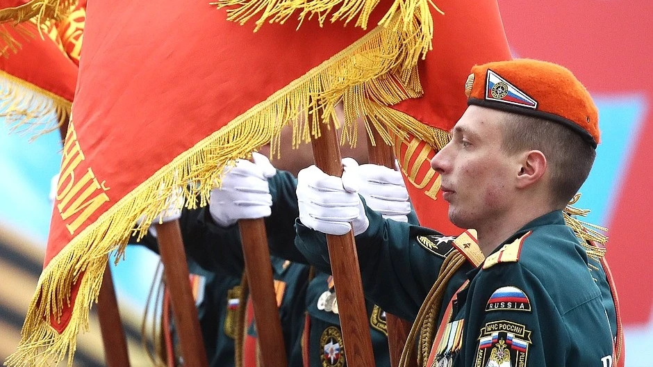 Парад Победы всегда проходит очень торжественно. Фото: кремлин.ру