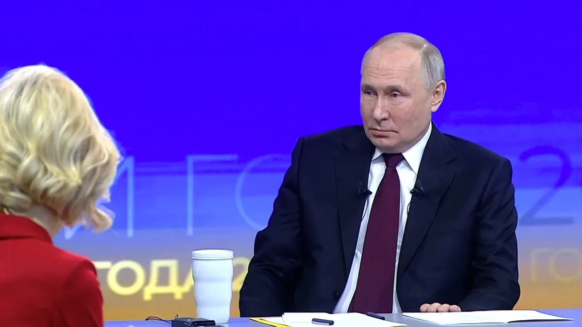 Владимир Путин. Фото: стоп-кадр трансляции | moskva-putinu.ru/live