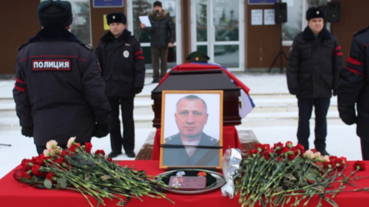 Похороны Вадима Яфаева. Фото: администрация  Зианчуринского района
