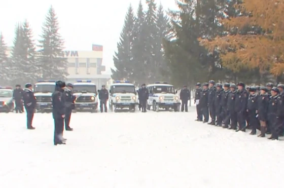 Показательный развод провели полицейские
