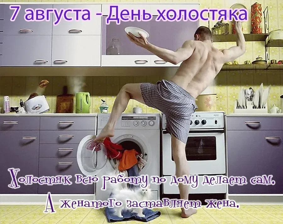 7 августа - День холостяка