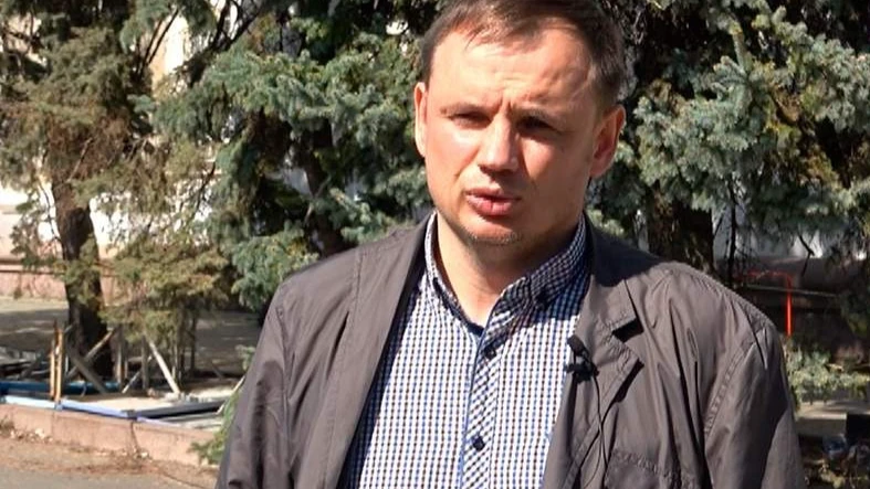 Зампредседателя военно-гражданской администрации Херсонской области Кирилл Стремоусов, источник: скриншот из видео