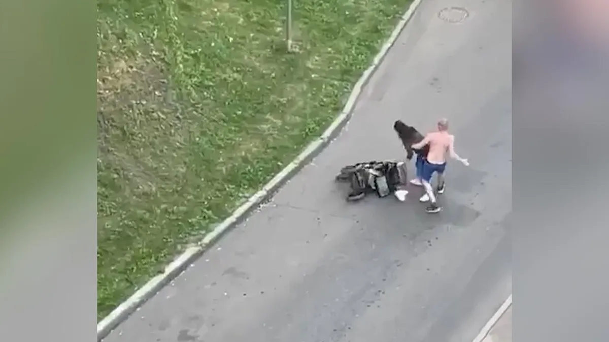 «Мать вышвырнул за волосы на асфальт»: Полуголый мужчина пытался украсть коляску с малышом в Москве