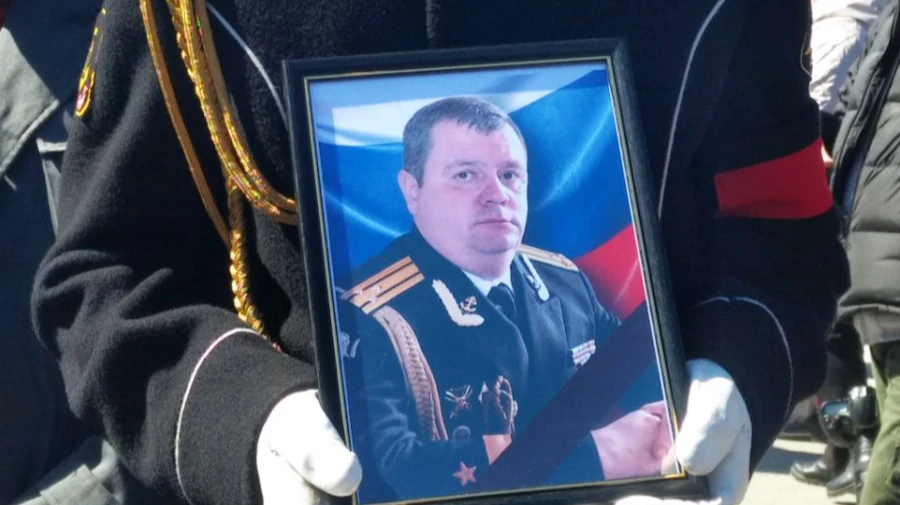 В Севастополе простились с замкомом Черноморским флотом Андреем Палием, погибшим в Украине