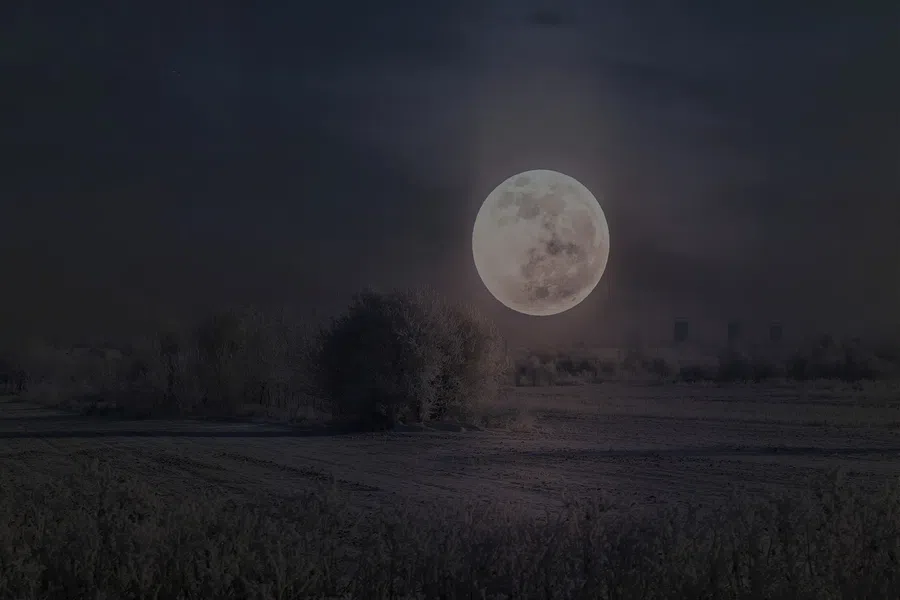 Снежной Луной называют последнее зимнее полнолуние. Фото: Pixabay