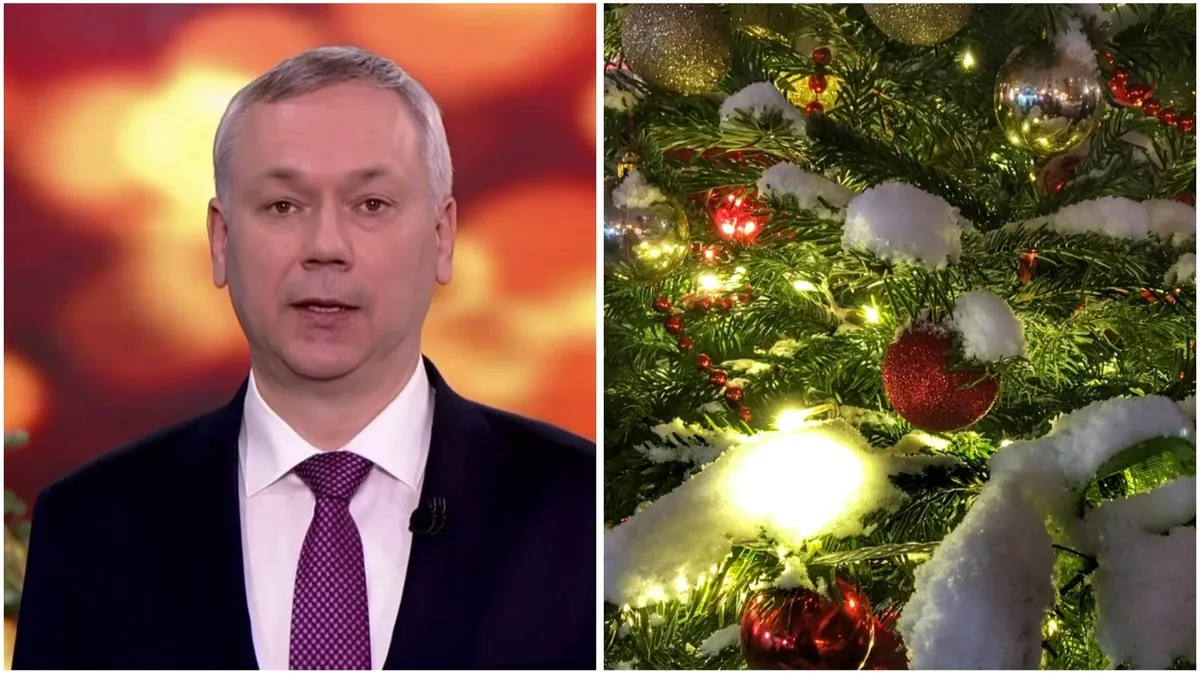 Губернатор НСО Андрей Травников поздравил бойцов в зоне СВО с Новым годом