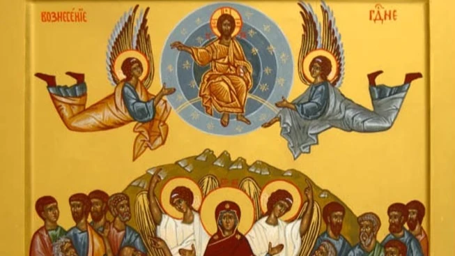 На сороковой день после воскресения Иисус вознесся на небеса. Фото: hram-kupina.ru