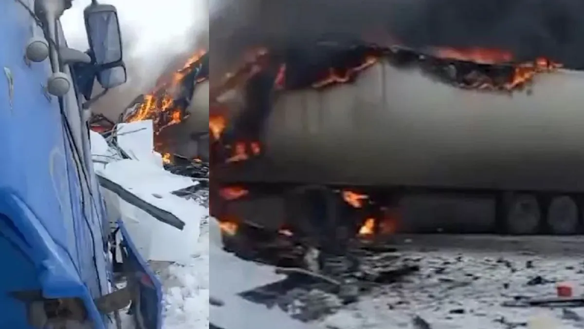 «Смотреть страшно!» Три фуры столкнулись под Новосибирском — двое водителей погибли, один чудом выжил