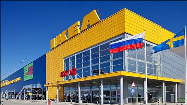 IKEA закрывается в России.  Торговые центры "МЕГА" пока работают