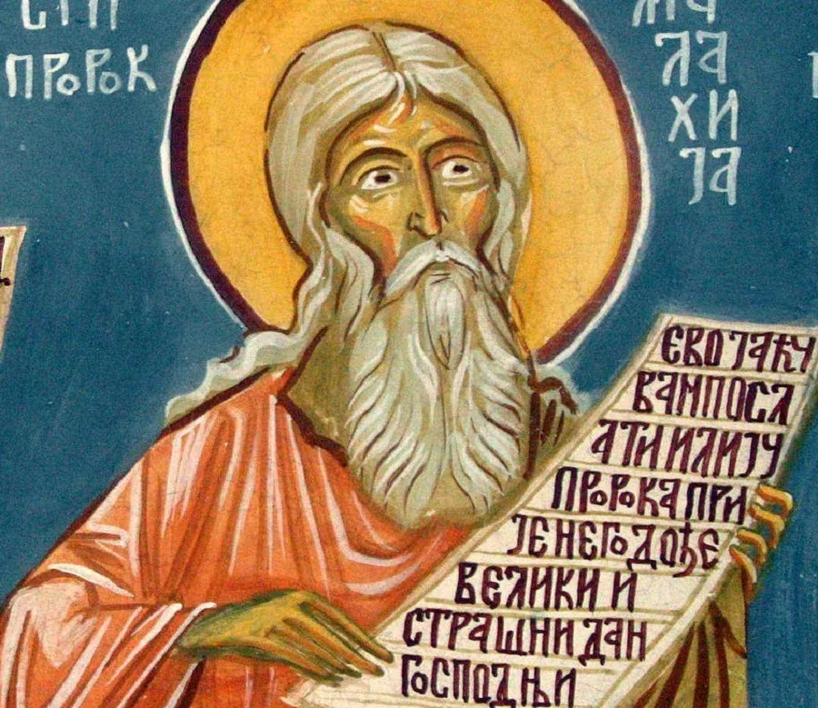 пророк Малахия, иконы