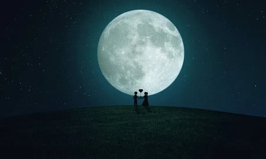 полнолуние, любовь
