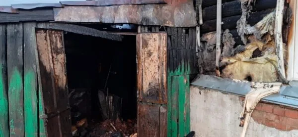 В пожаре умер мужчина