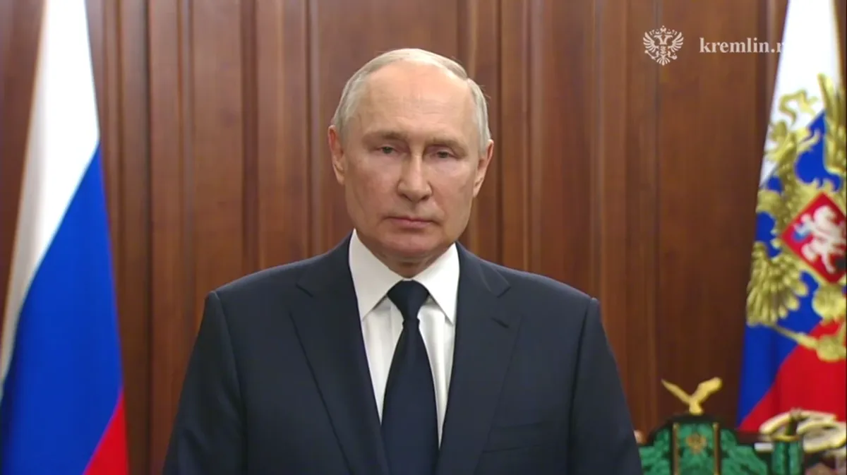 Путин обвинил Пригожина в потере адекватности – экстренное видеообращение президента к россиянам