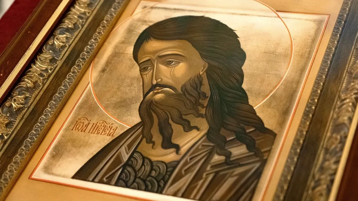 Икона с многострадальной головой Иоанна. Фото: al-eparhiya.ru