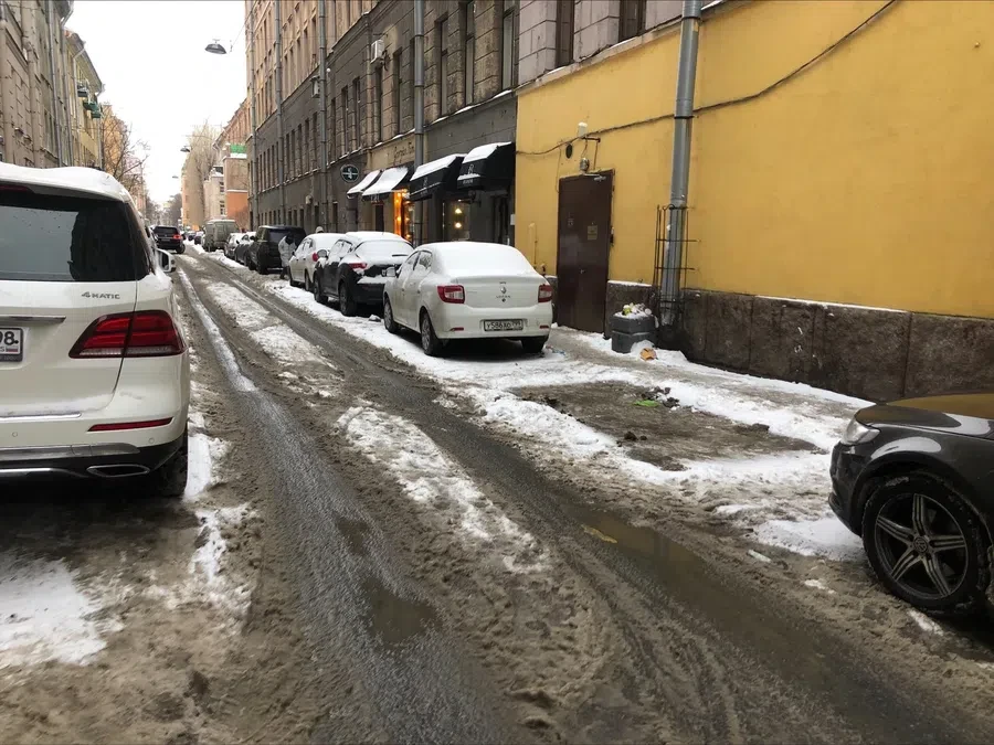 В Петербурге упавшая глыба льда разбила голову дворнику: Мужчина скончался на месте