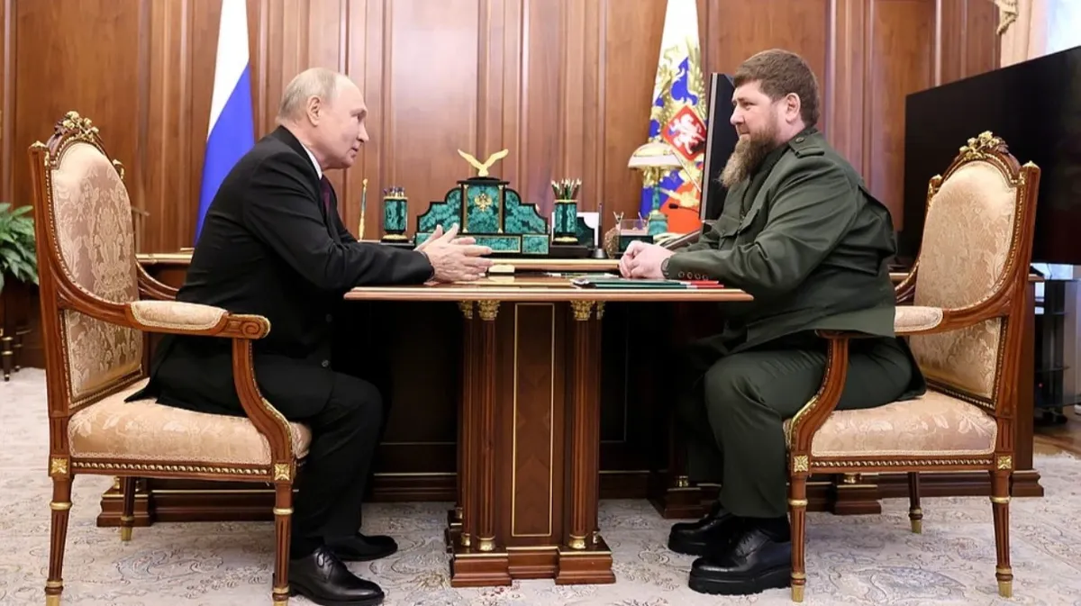 Встреча Путина и Кадырова. Фото: kremlin.ru