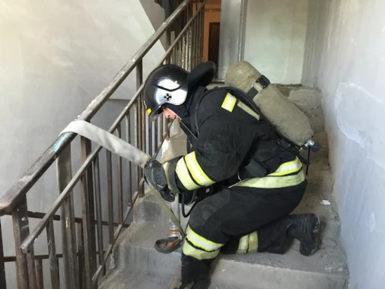 Пожарные оперативно потушили возгорание