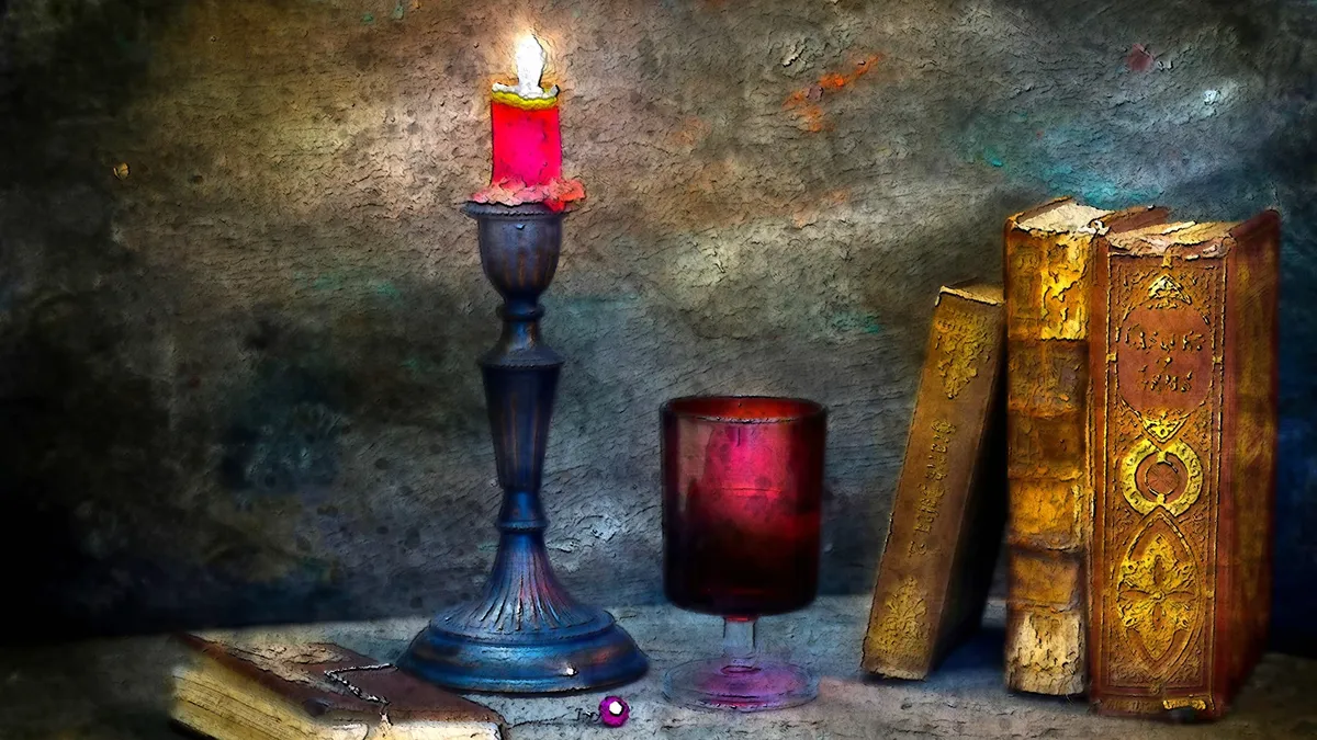Одно из традиционных гаданий требует красной зажжённой свечи. Фото: pixabay.com