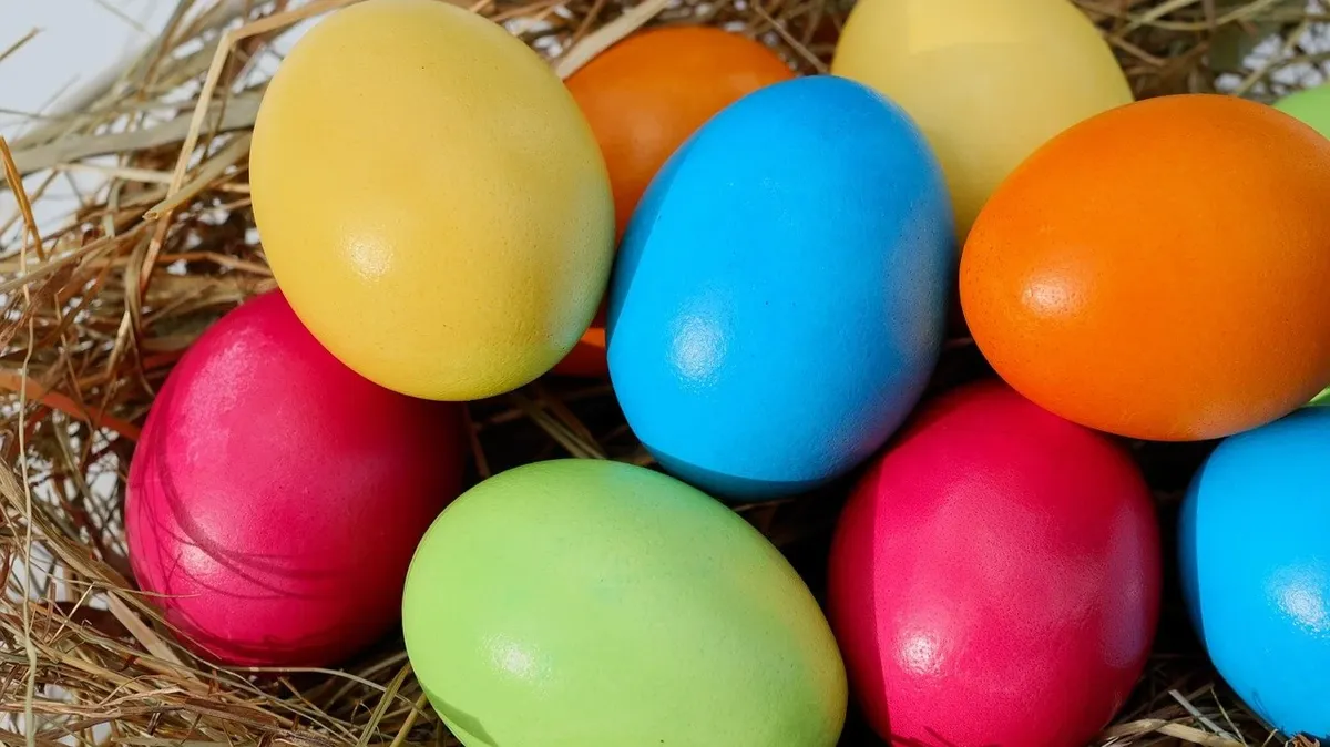 На Пасху готовят крашеные яйца. Фото: pixabay.com