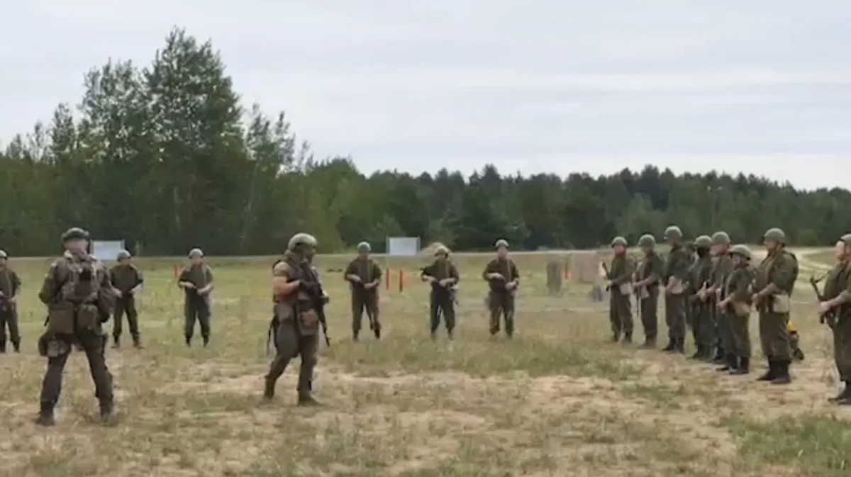 Минобороны Белоруссии сообщило о недельных тренировках военных с бойцами группы «Вагнер»