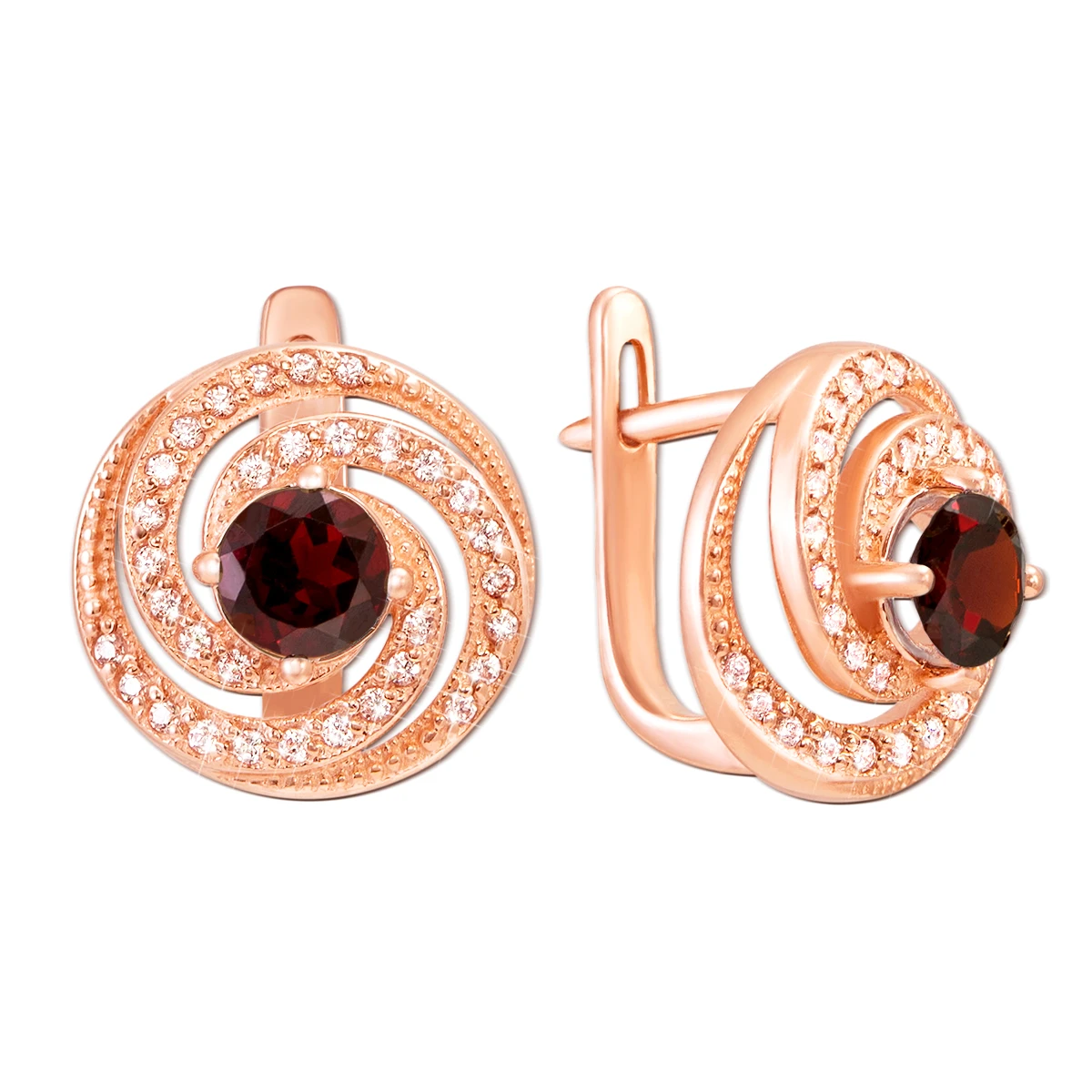 женские золотые серьги