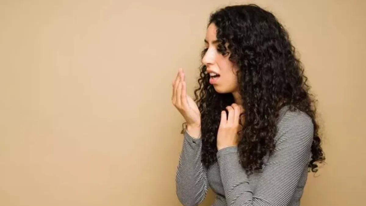 Неприятный запах изо рта может сигнализировать об основном состоянии здоровья (Изображение: Гетти)
