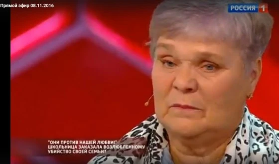 В эфире выступила бабушка и опекун 16-летней Юлии, представленная Валентиной Левиной