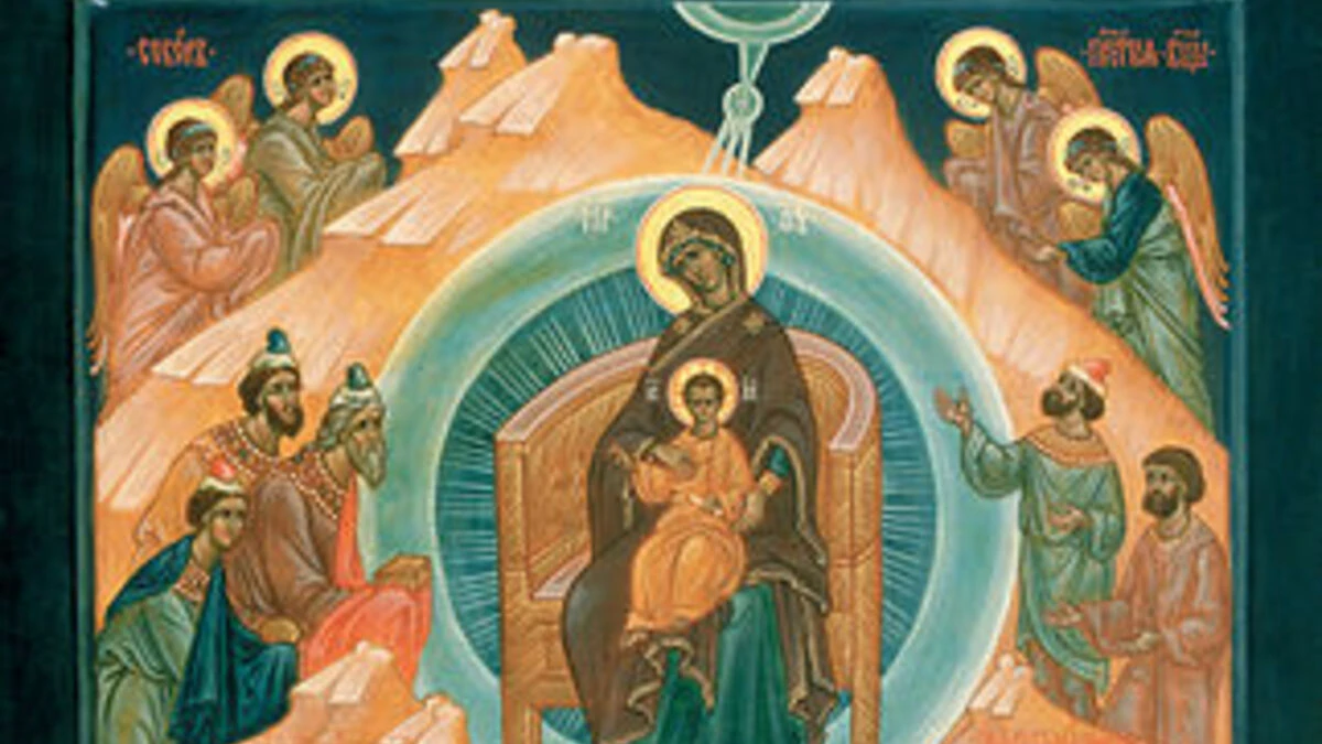 Собор Пресвятой Богородицы. Фрагмент иконы. Фото: azbyka.ru