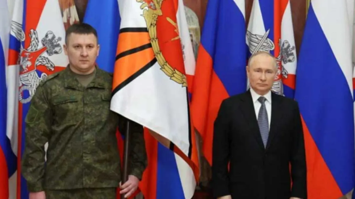 Евгений Бровко и Владимир Путин. Фото: lugansk-news.ru.