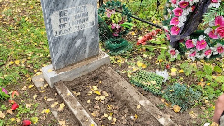 Под Томском неизвестные осквернили могилу ветерана