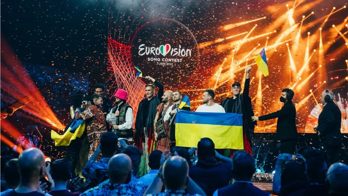 Украинская группа Kalush Orchestra победила в «Евровидении-2022» в Турине