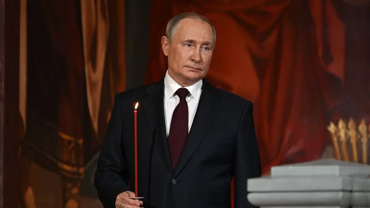 Патриарх Кирилл и Владимир Путин поздравили россиян со Светлой Пасхой