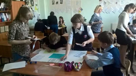 Конкурс прошел в школе