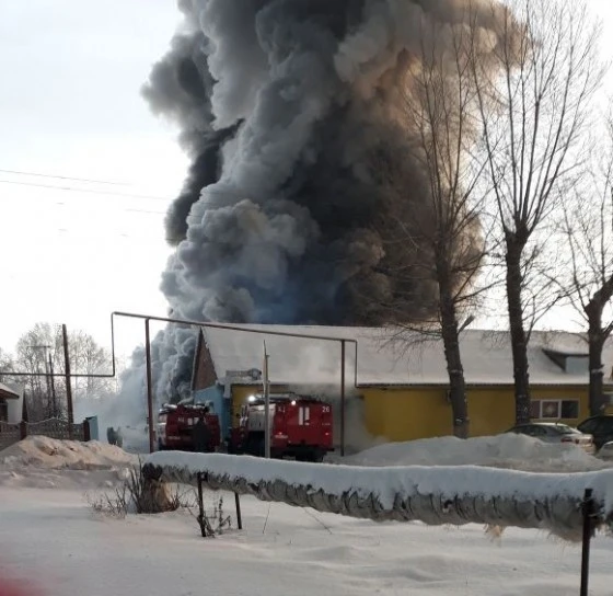 Пожар начался утром 4 января