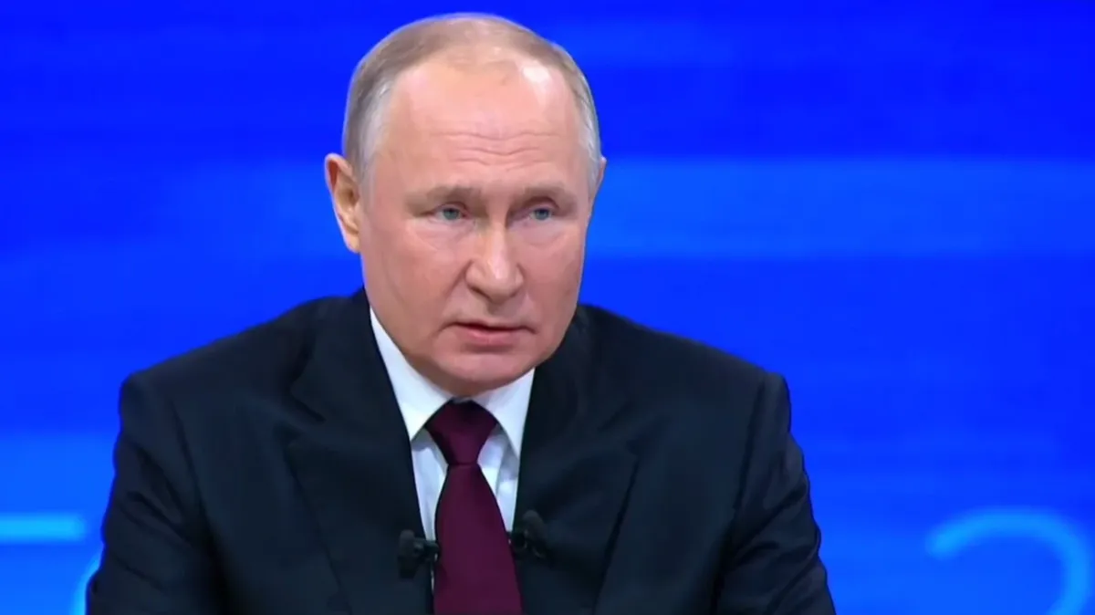 Владимир Путин. Фото: стоп-кадр трансляции | moskva-putinu.ru/live