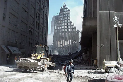 Секретная служба США опубликовала новые фото с места теракта 11 сентября 2001