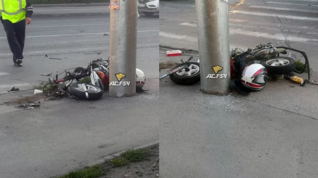 Близкие рыдали над трупами: В Новосибирске 20-летний парень и 18-летняя девушка разбились на мопеде, врезавшись на большой скорости в Toyota Vitz