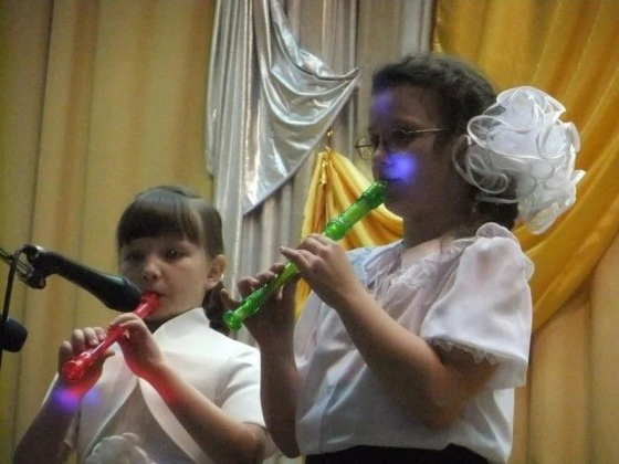 На флейте в музыкальной школе начали учить играть недавно