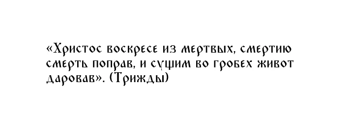 Молитва на Пасху «Христос воскресе из мертвых»