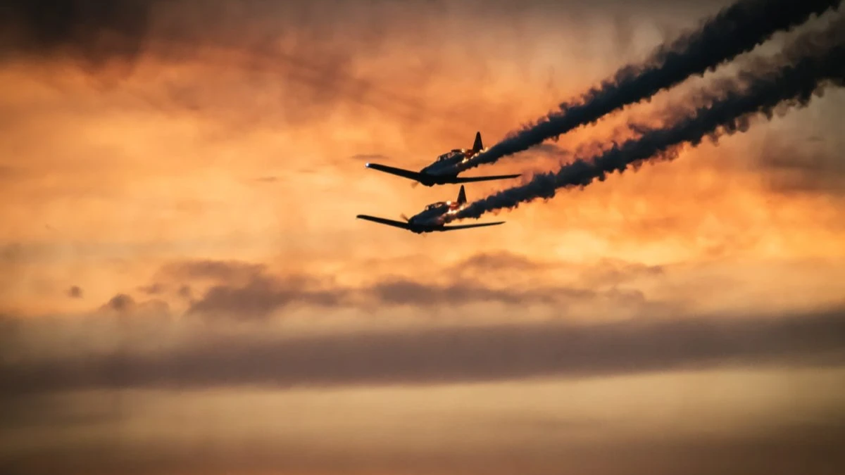 Военные летчики появились в небе вблизи Искитима. Фото: pixabay.com