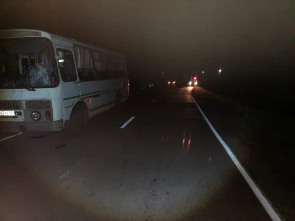 Пассажиров в автобусе не было