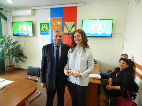 Бывший школьники получили заслуженные значки ГТО