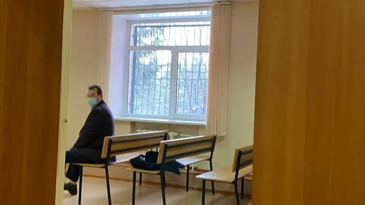 Олег Лагода в зале суда 10 декабря 2021. Фото: Алина Бурова/«Курьер.Среда»