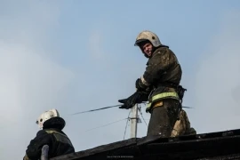 Пожарные оперативно прибыли к месту пожара