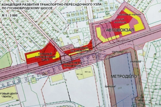 Схема застройки барахолки