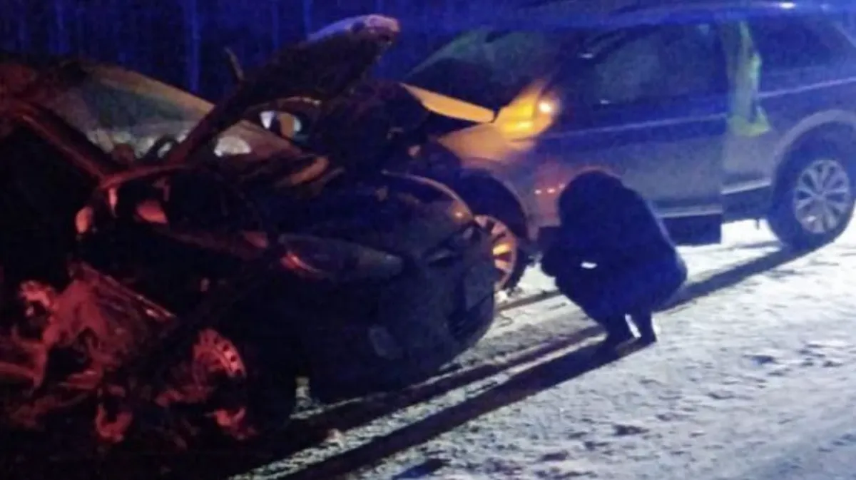 В Тогучинском районе Новосибирской области три человека разбились в ДТП – все трое пассажиры Hyundai Solaris